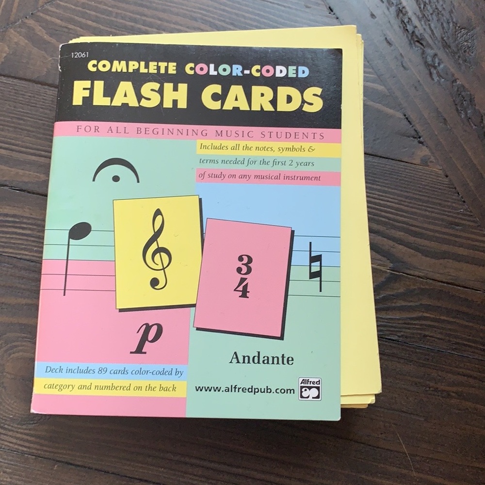 Music flashcards